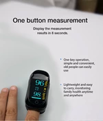 Portable Fingertip Pulse Oximeter OEM Support blood oxygen measurement For Sale