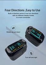 Portable Fingertip Pulse Oximeter OEM Support blood oxygen measurement For Sale