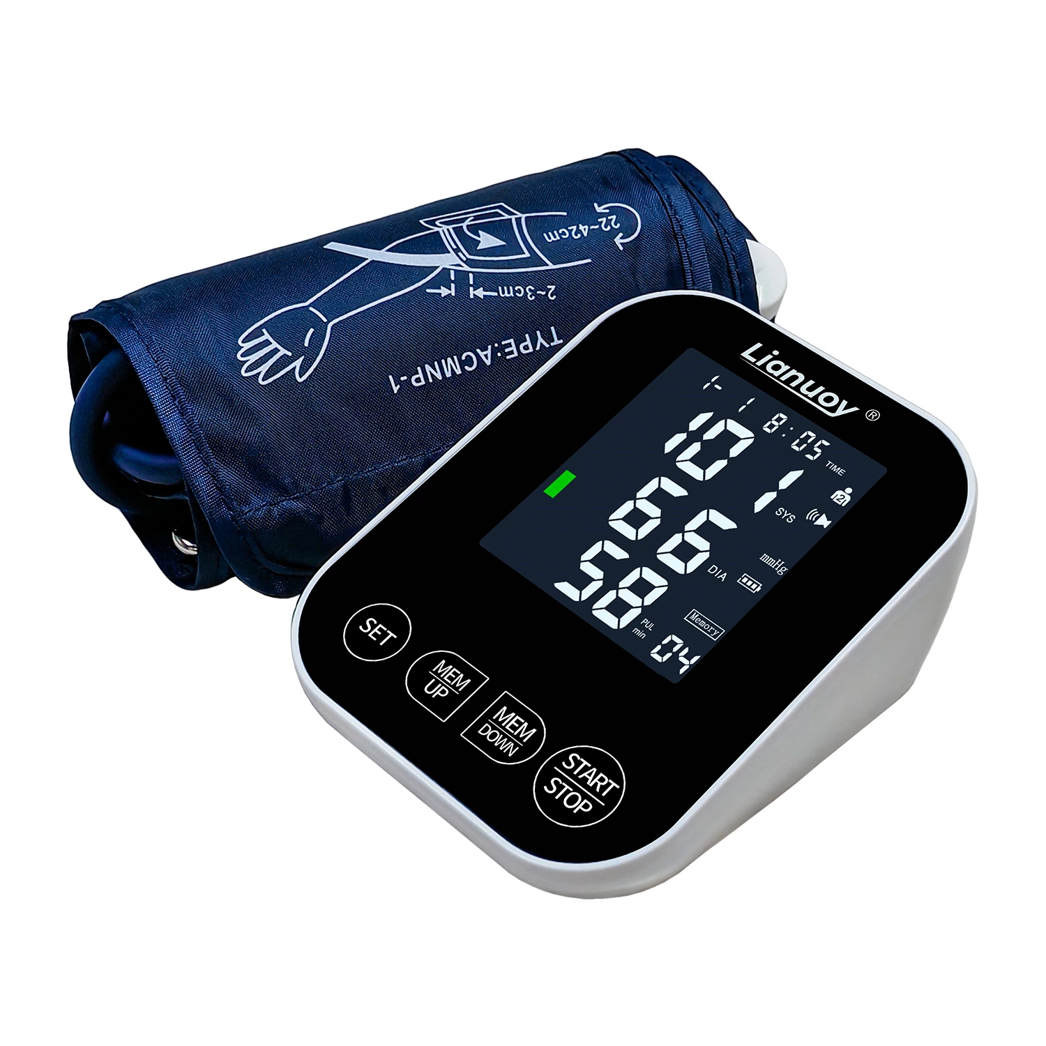 Home electronic blood pressure monitor