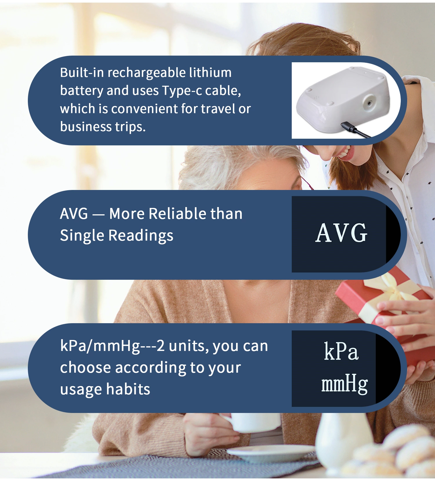 Home electronic blood pressure monitor