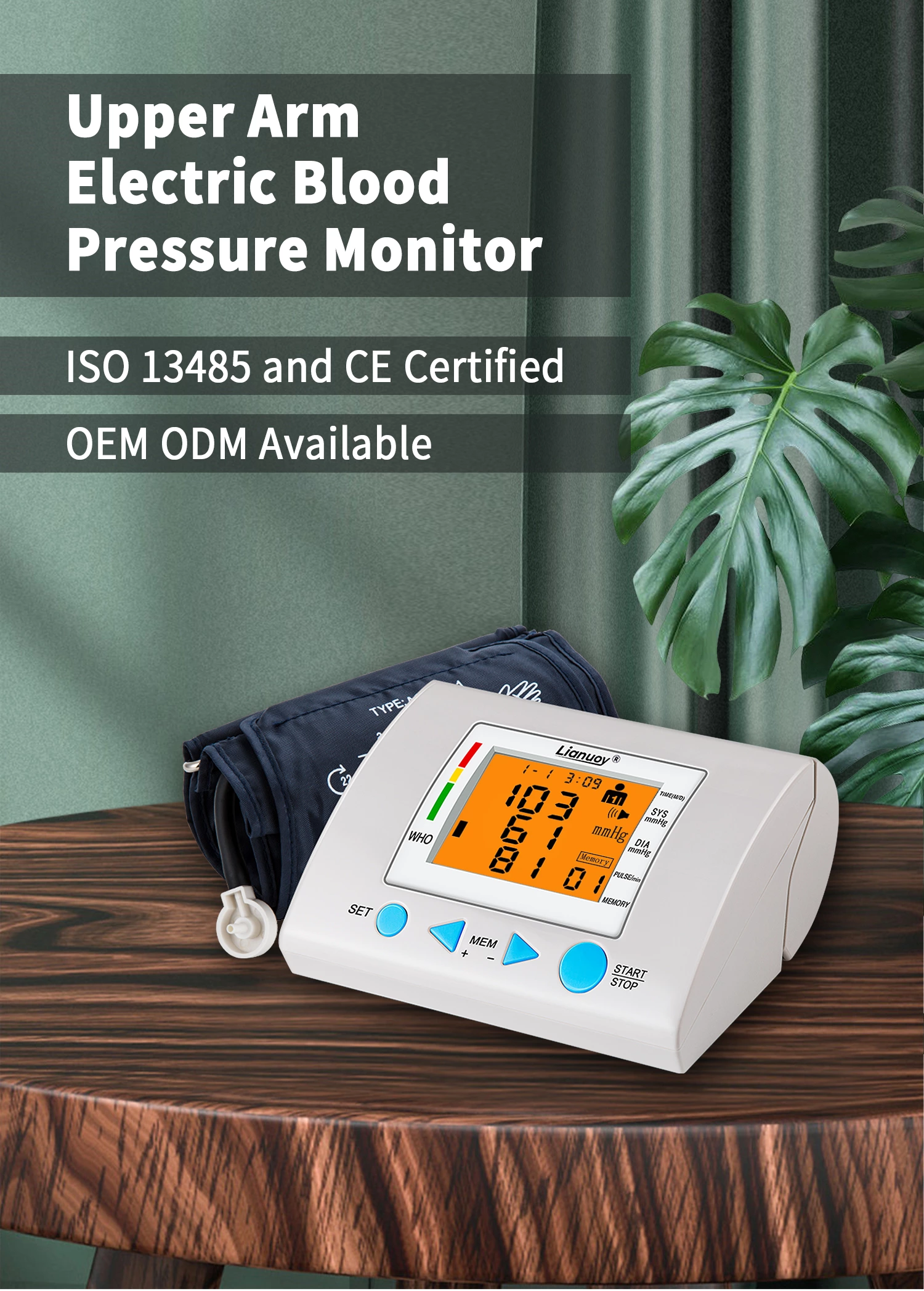 Arm Style Blood Pressure Monitor