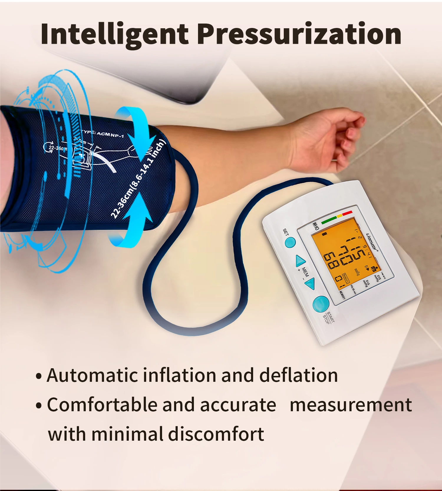 Arm Style Blood Pressure Monitor