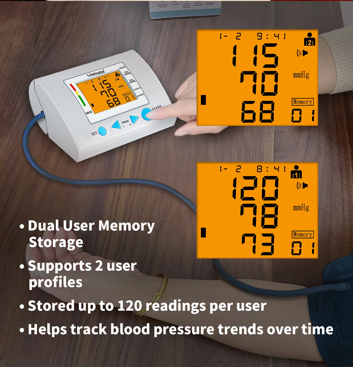 Arm Style Blood Pressure Monitor
