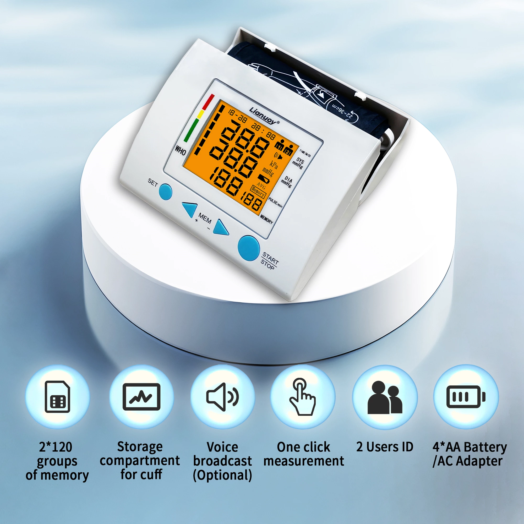 Arm Style Blood Pressure Monitor