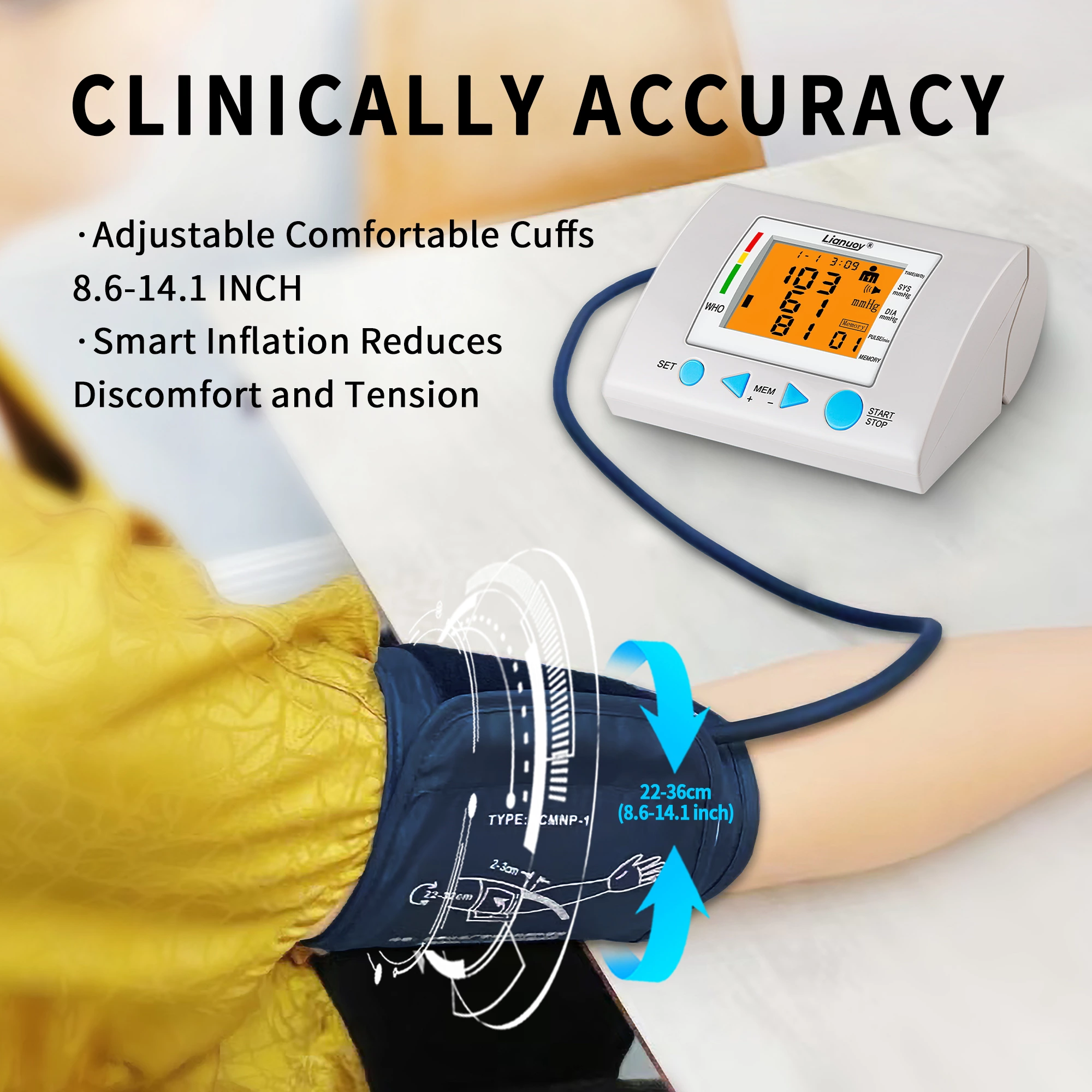 Arm Style Blood Pressure Monitor