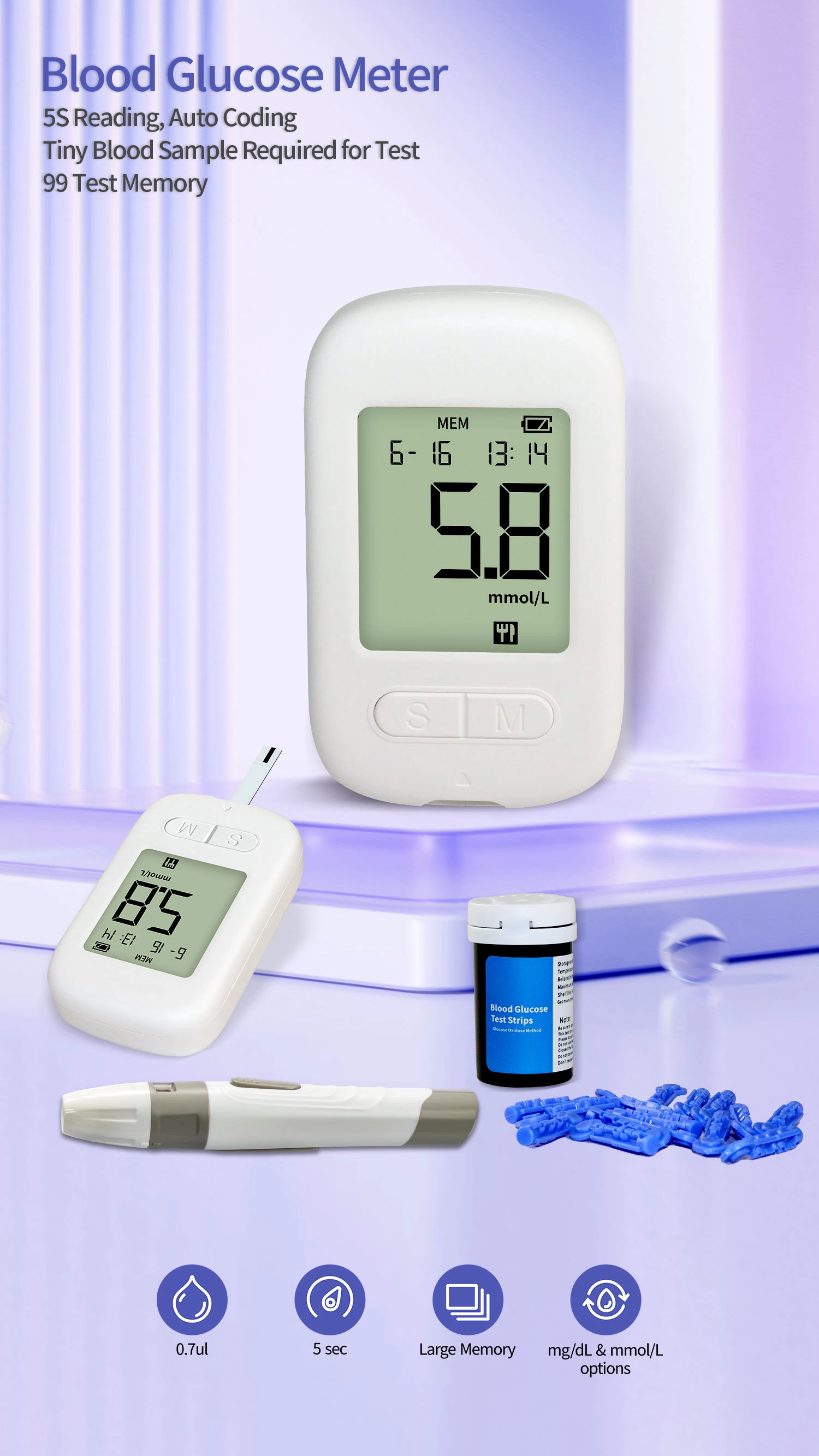 Home Blood Glucose Meter