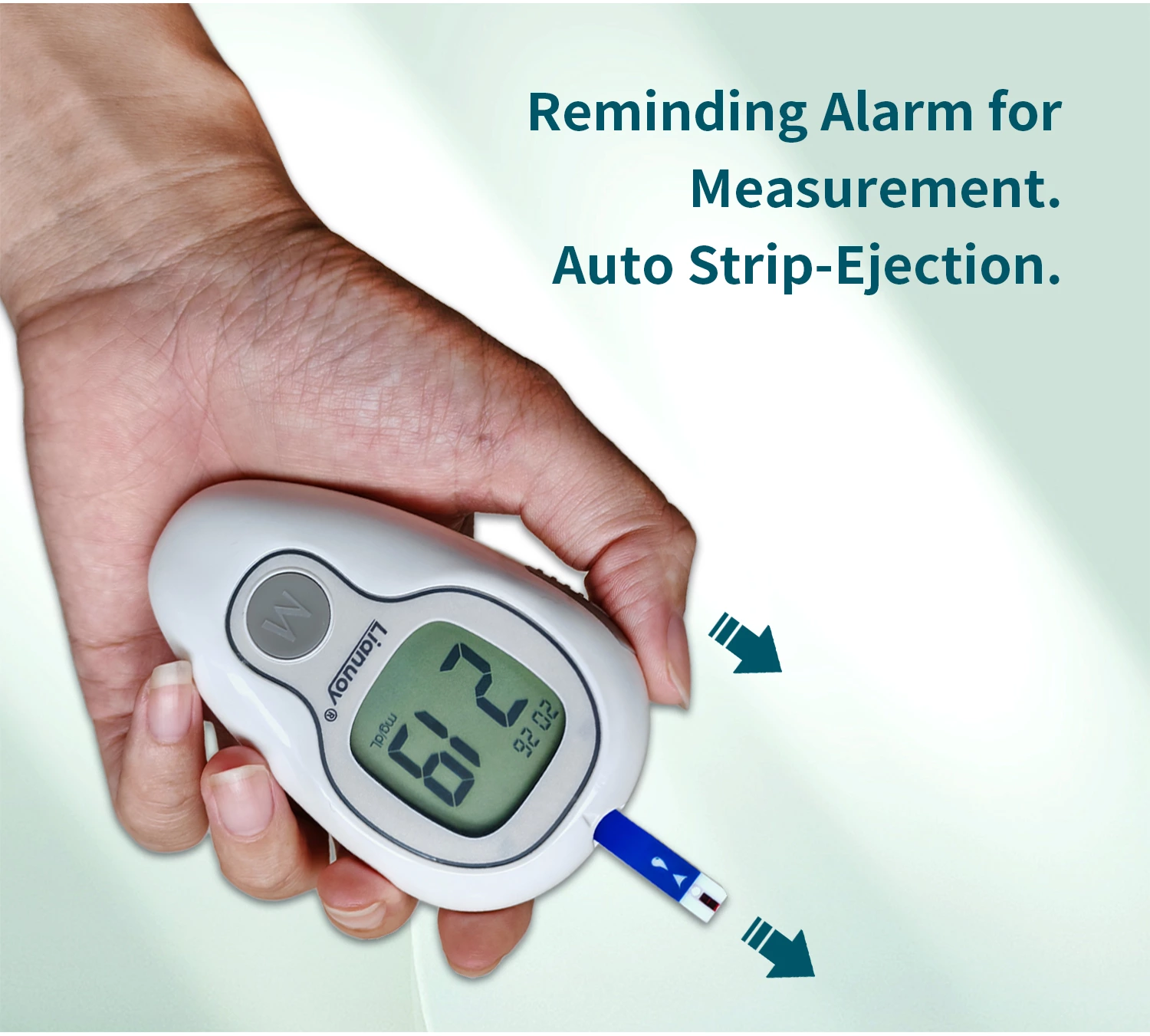 Hospital-grade blood glucose meter
