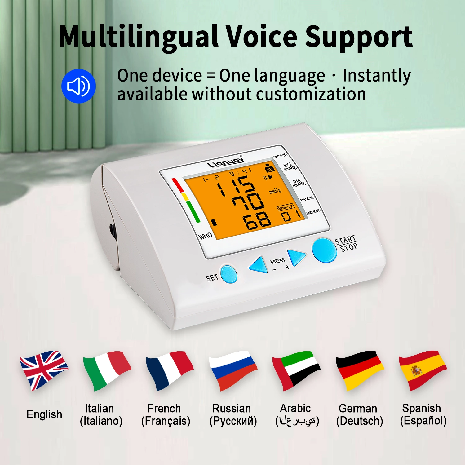 Arm Style Blood Pressure Monitor