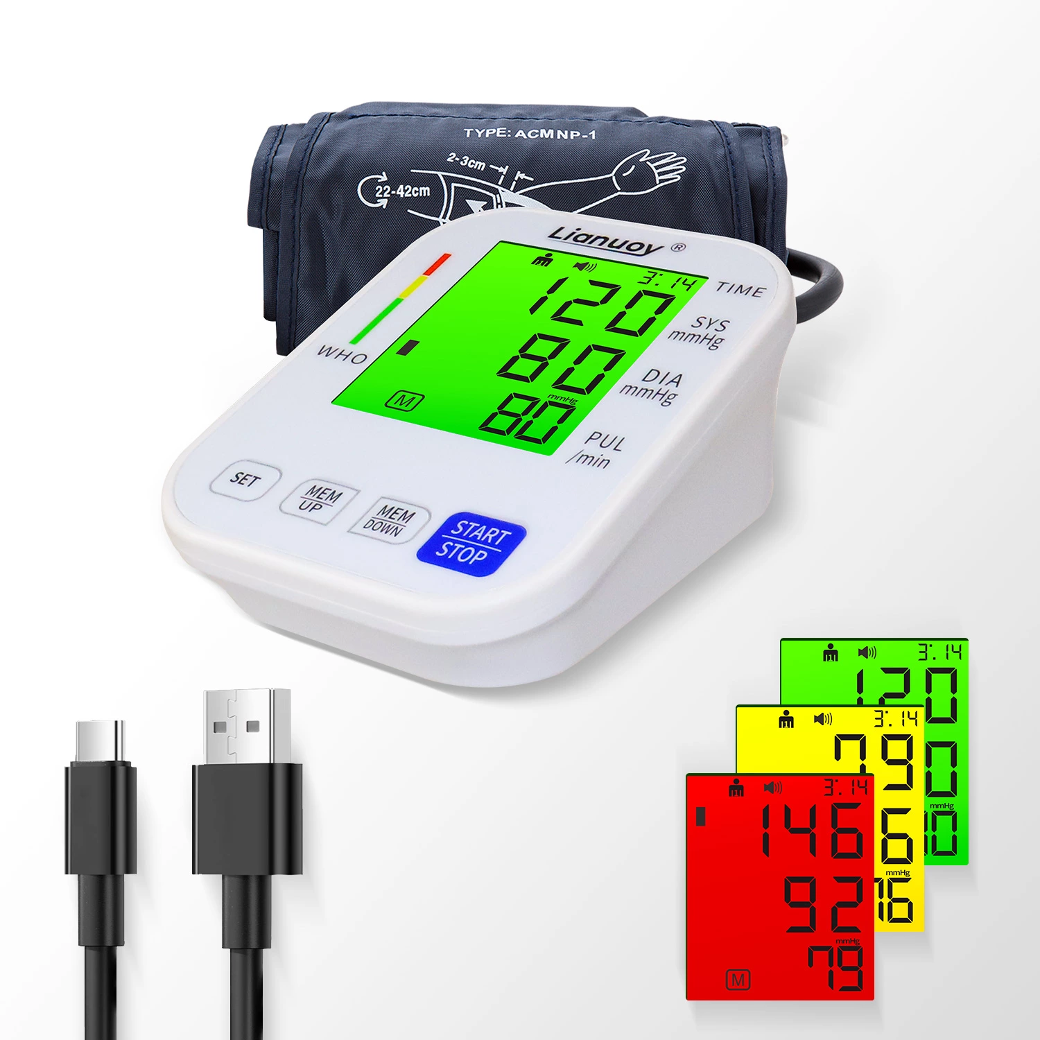 Electronic blood pressure monitor