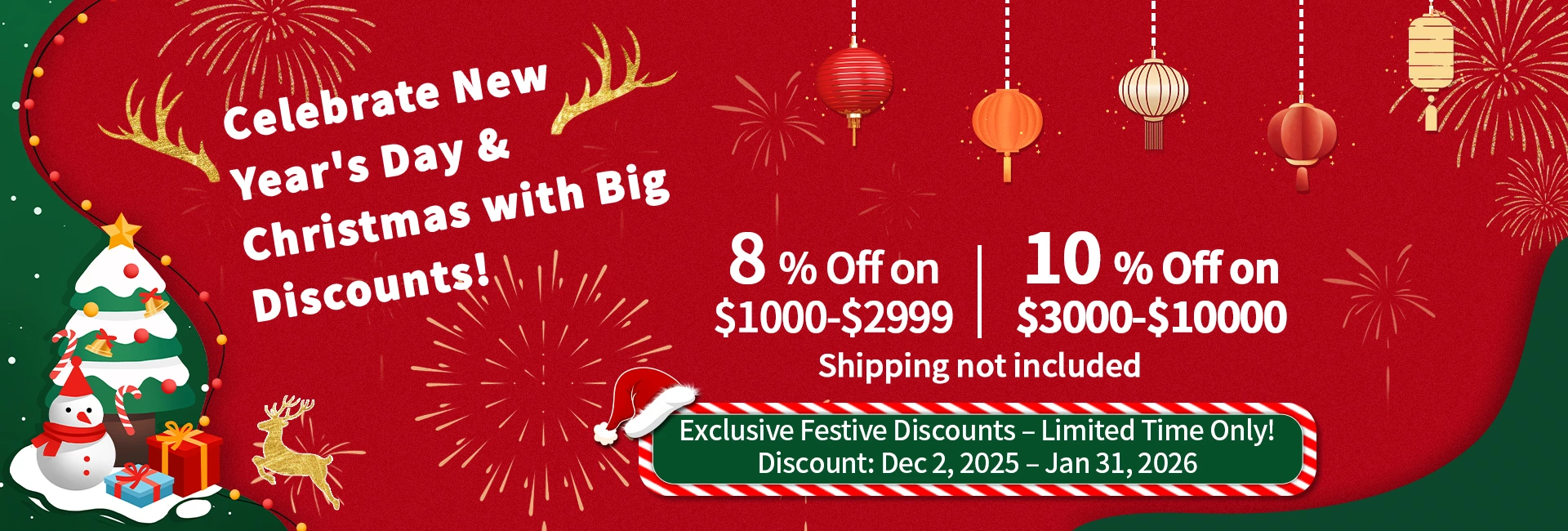 Holiday Sale: Big Discounts on All Products!