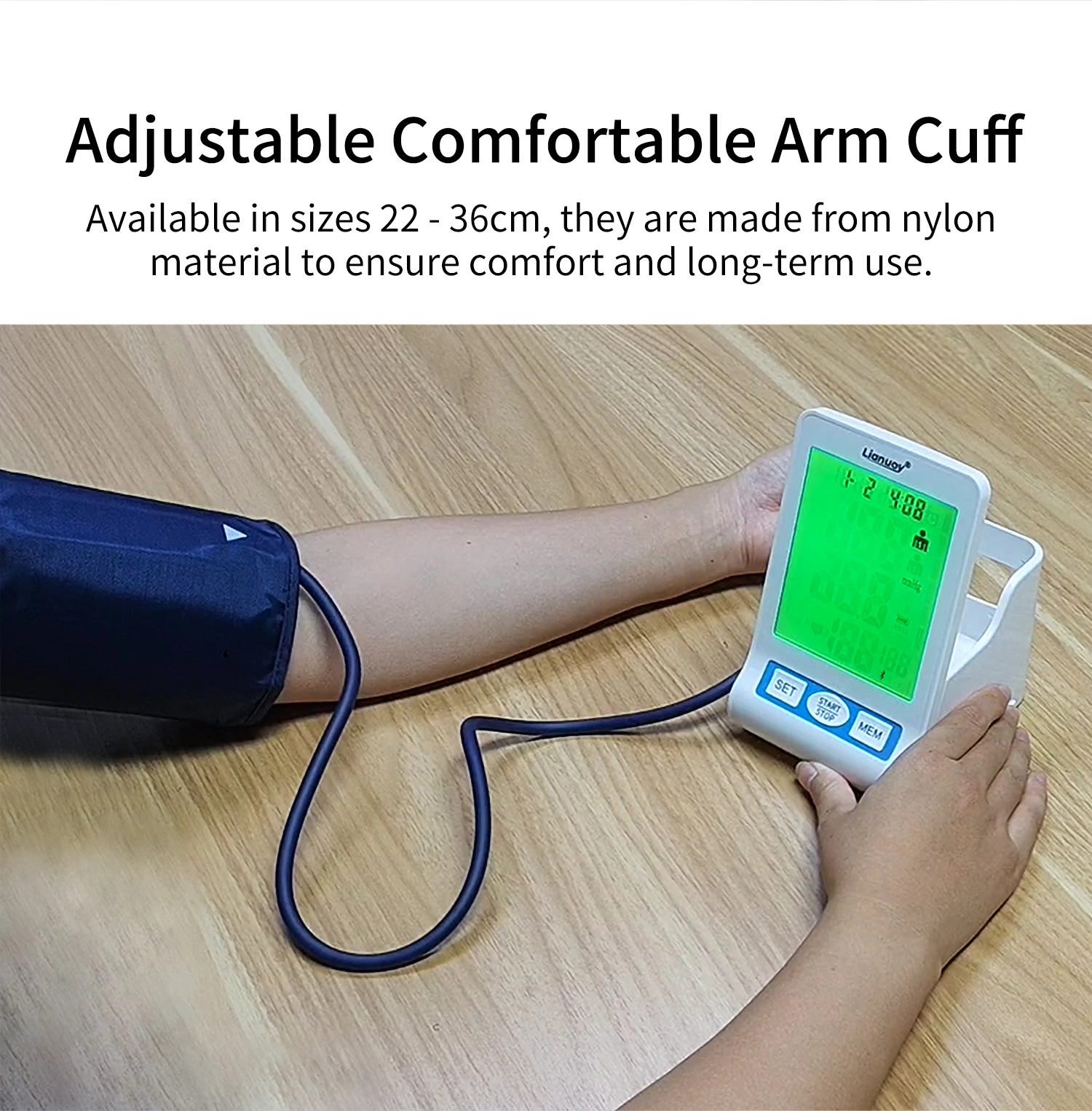 Bluetooth Arm Blood Pressure Monitor