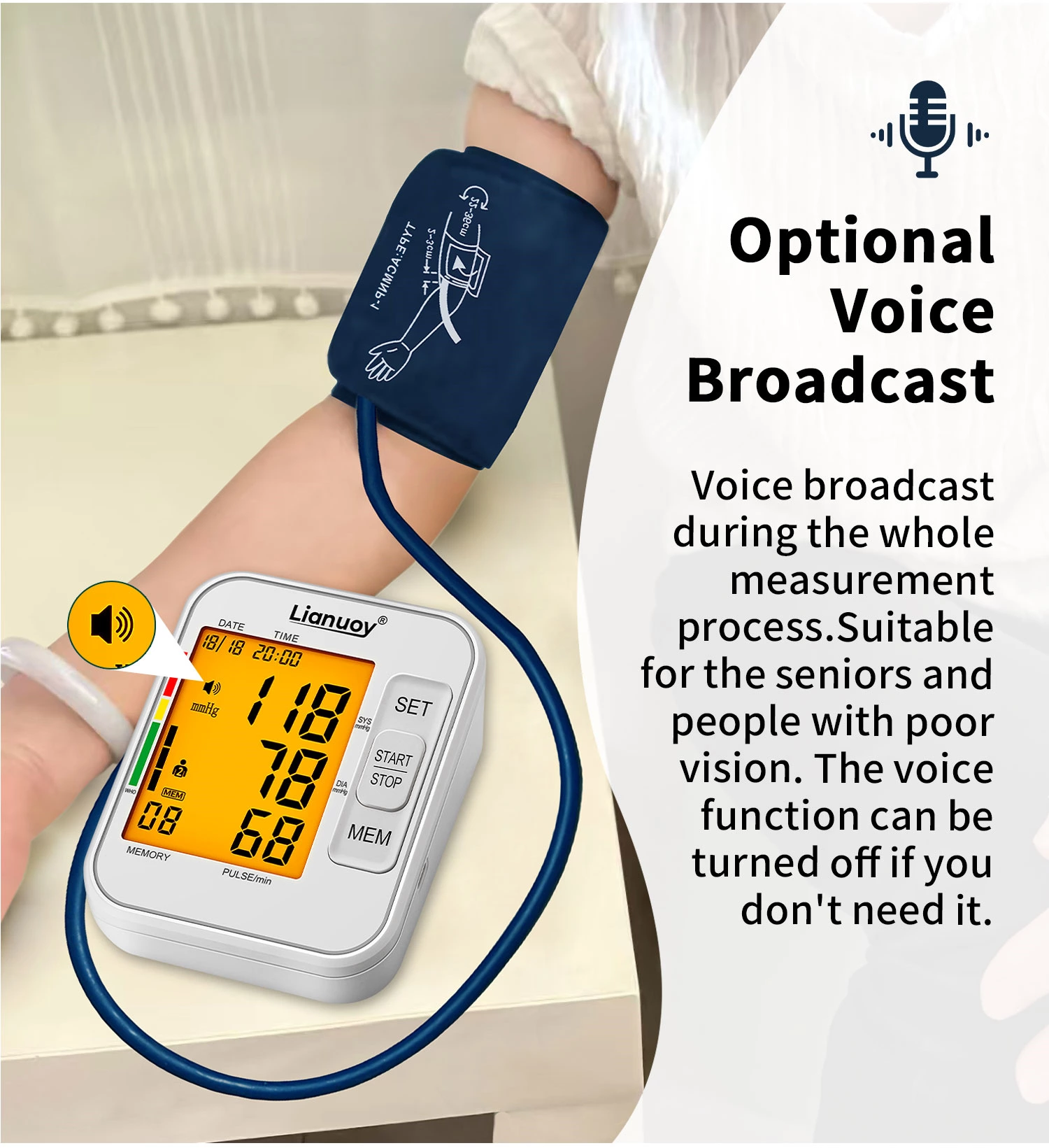 WiFi Smart Blood Pressure Monitor