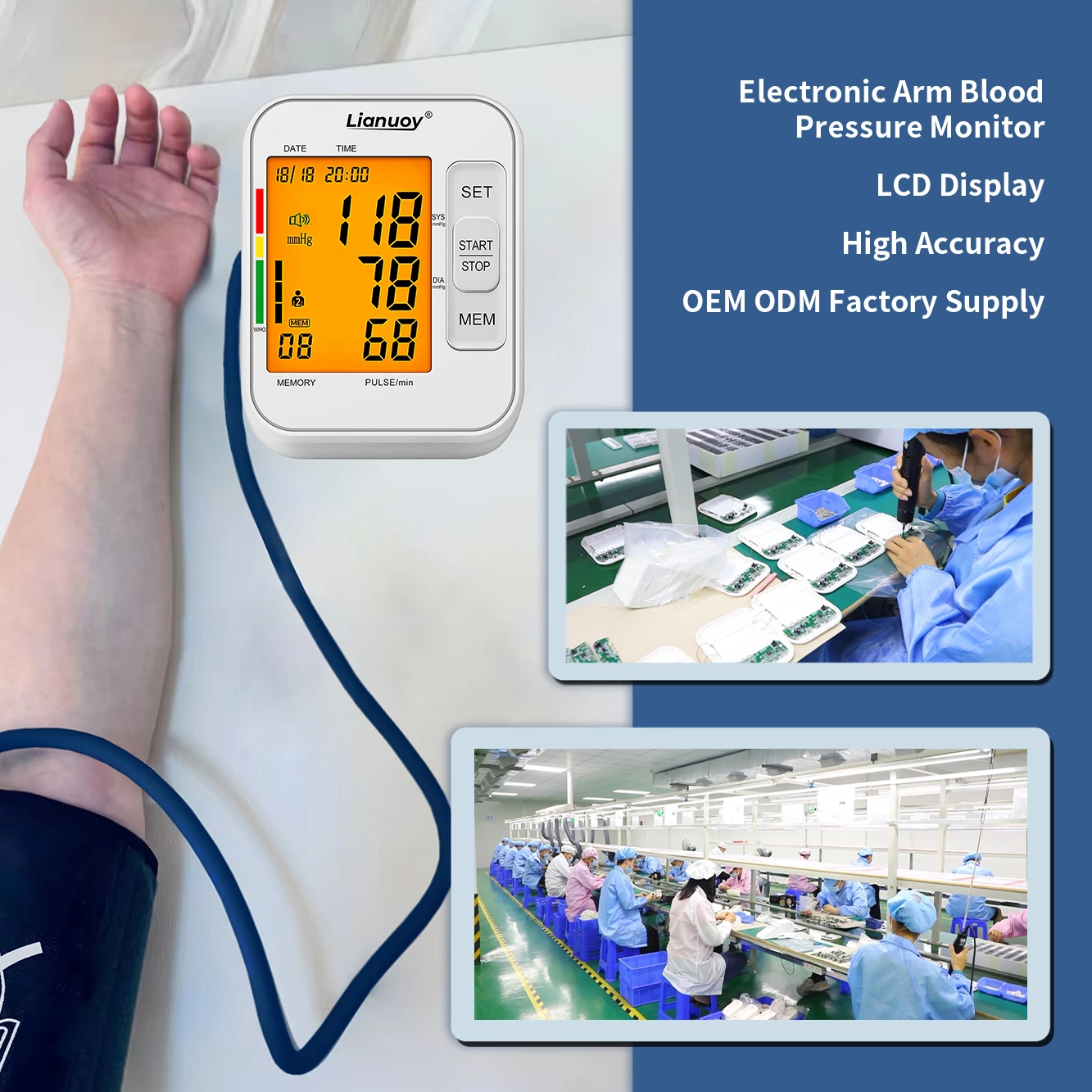 WiFi Smart Blood Pressure Monitor