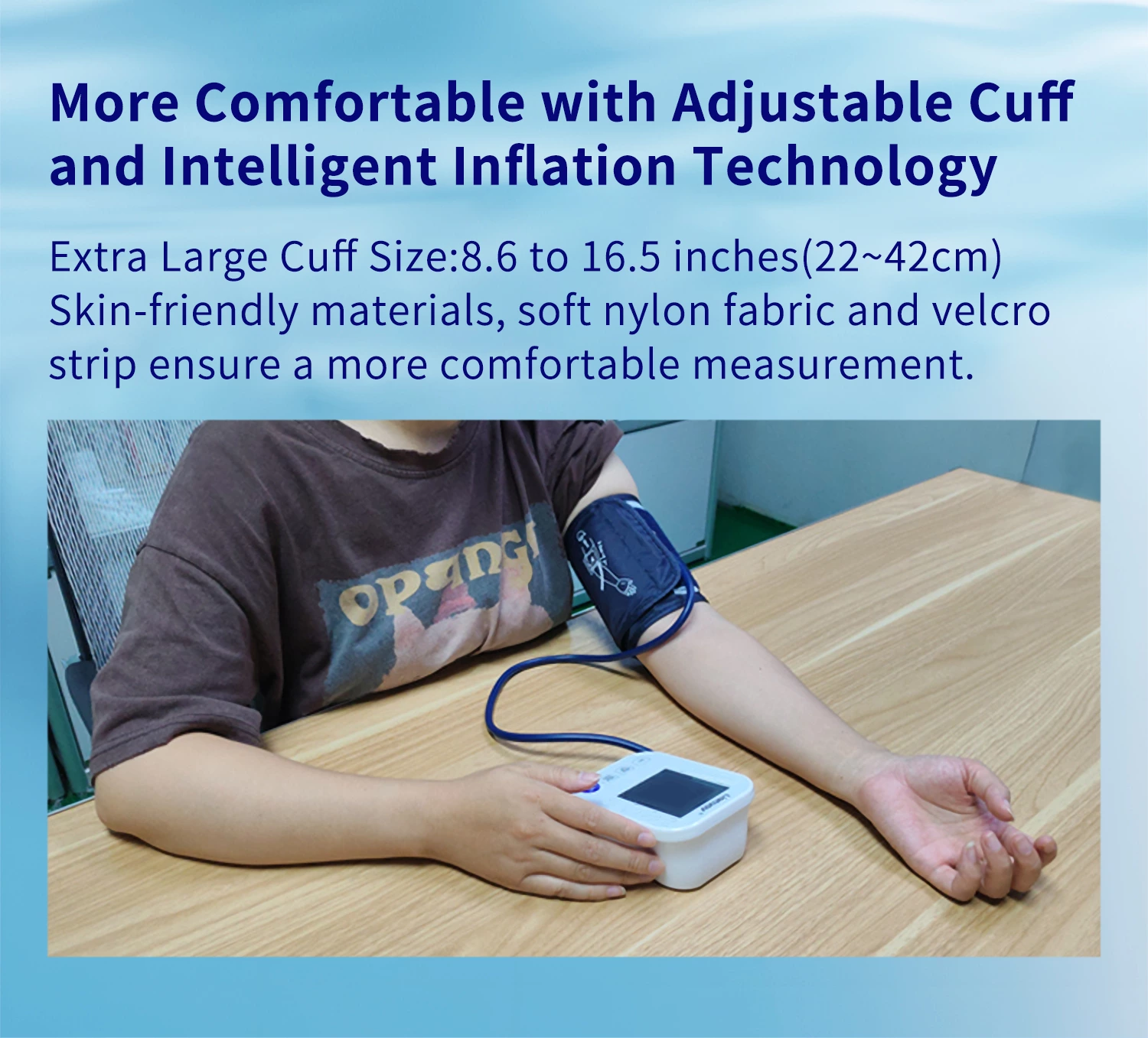 Arm electronic blood pressure monitor