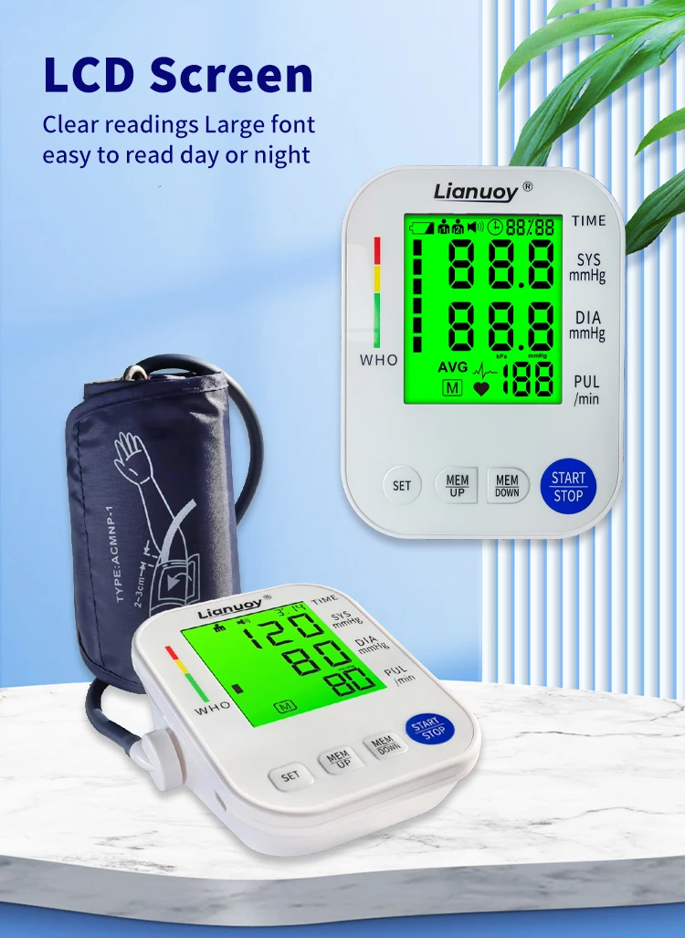 upper arm electronic blood pressure monitor