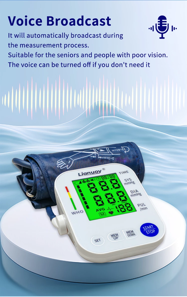 upper arm electronic blood pressure monitor