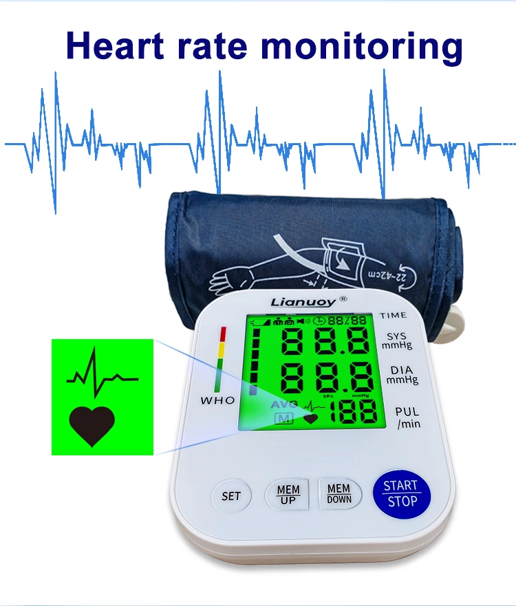 upper arm electronic blood pressure monitor
