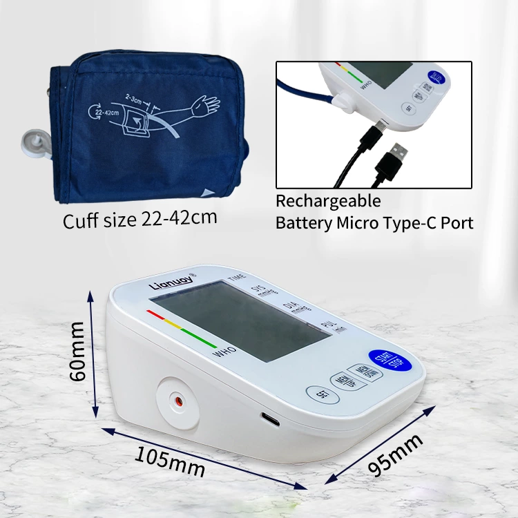 upper arm electronic blood pressure monitor