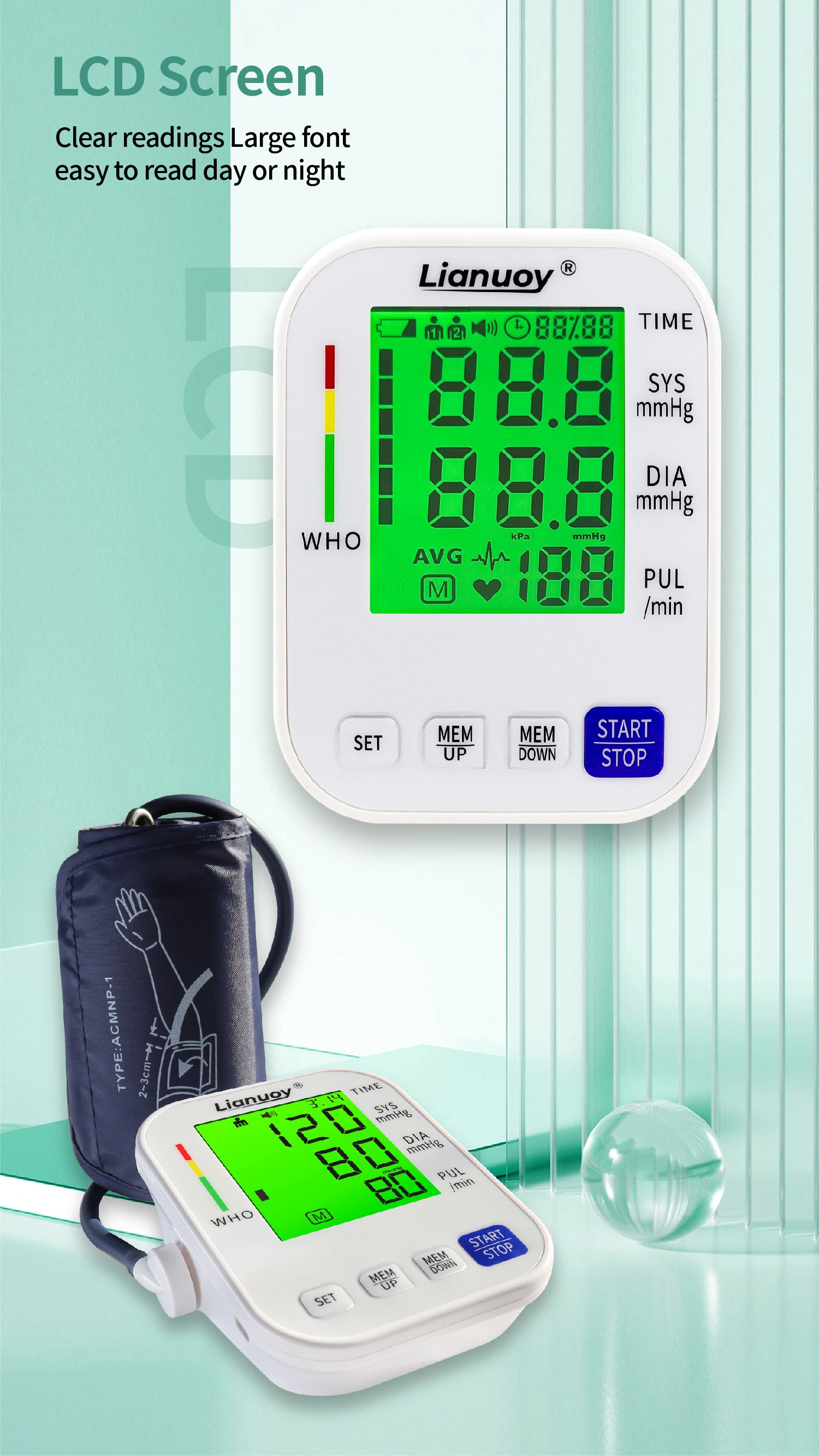 Electronic blood pressure monitor