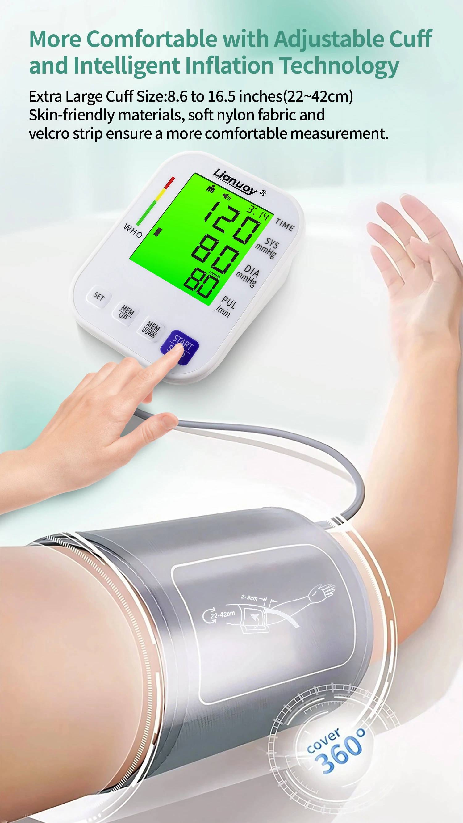 Electronic blood pressure monitor