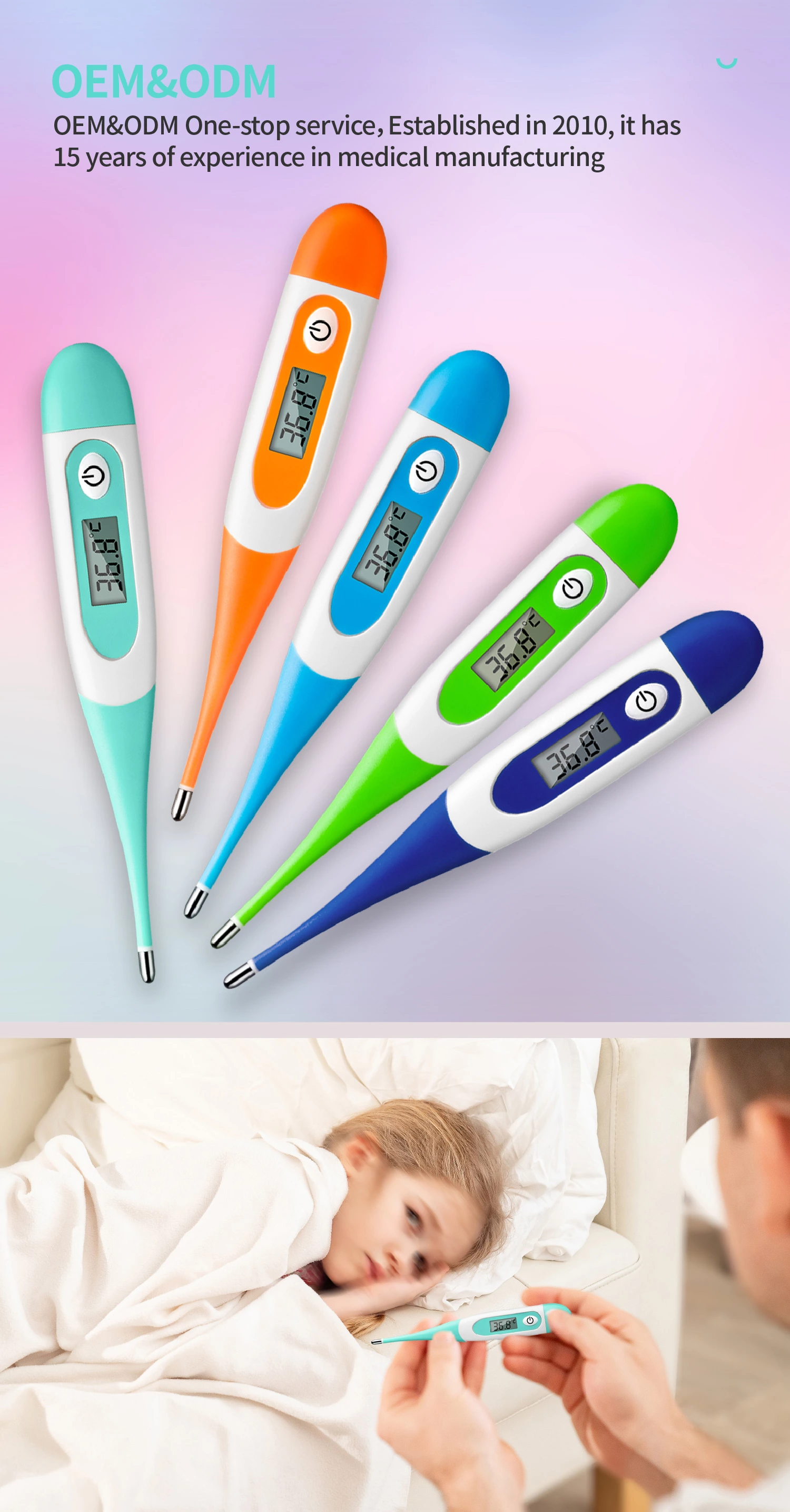 Flexible Tip Digital Thermometer
