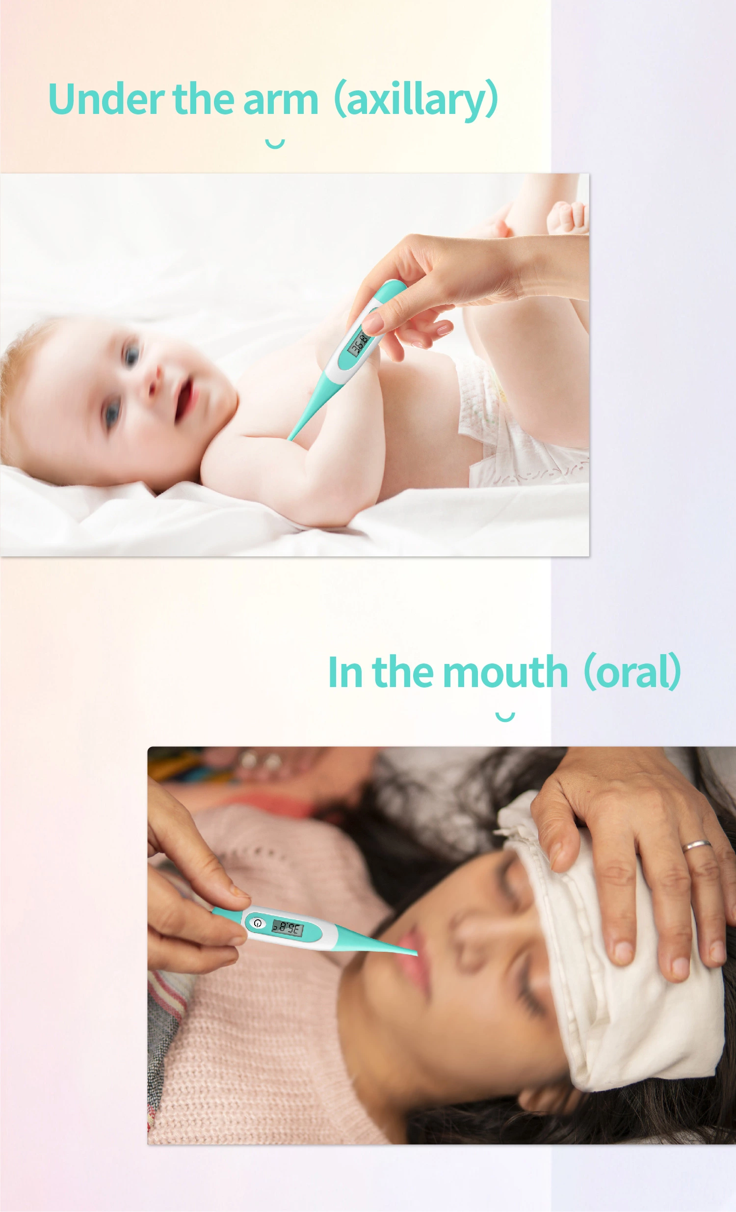 Flexible Tip Digital Thermometer