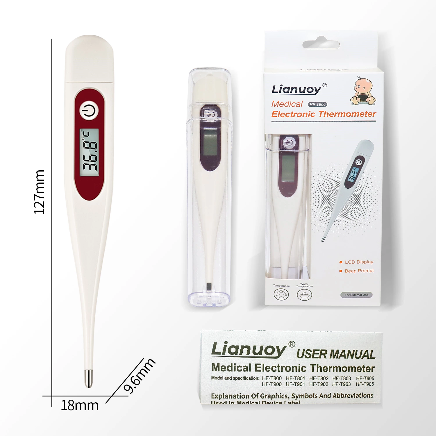 Rigid Digital Thermometer