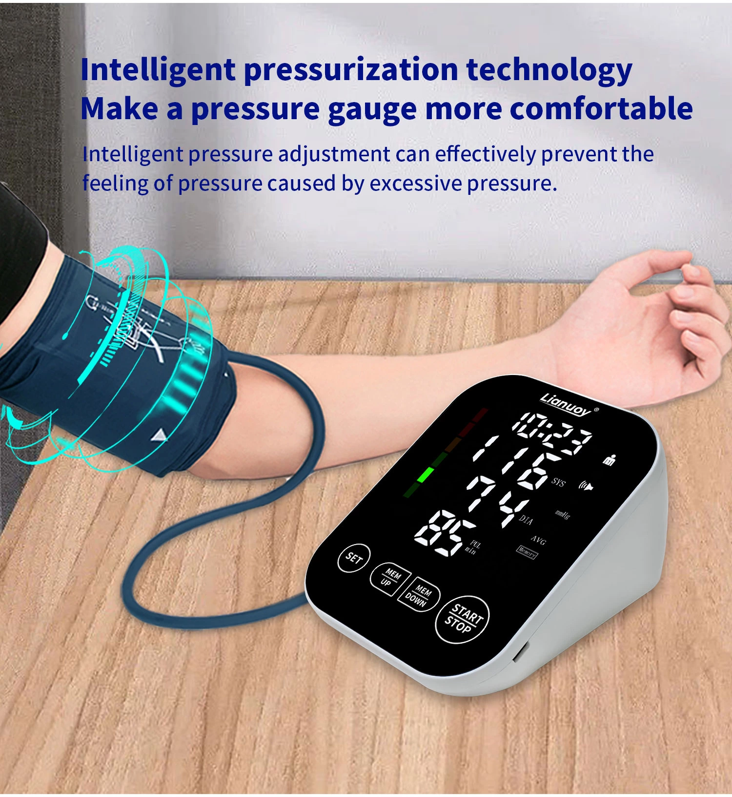 LED Arm Blood Pressure Monitor