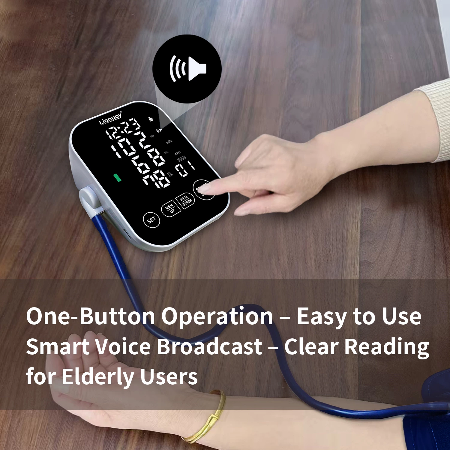 LED Arm Blood Pressure Monitor